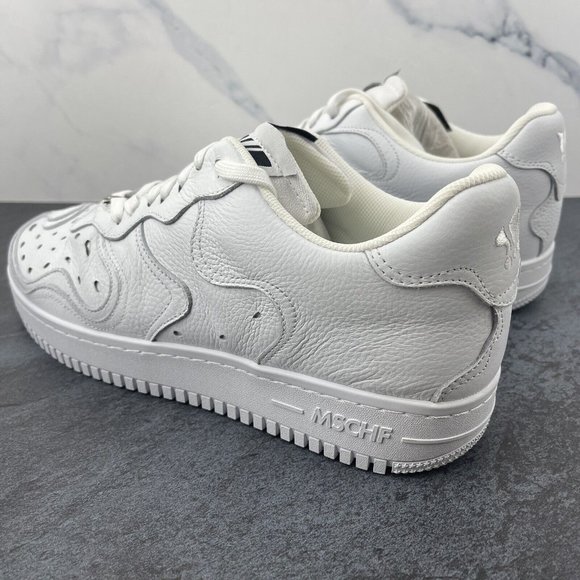 MSCHF Super Normal Size 11 Mens Coke White Triple Rare AF1 Air Force 1 Type NWB - Picture 4 of 12